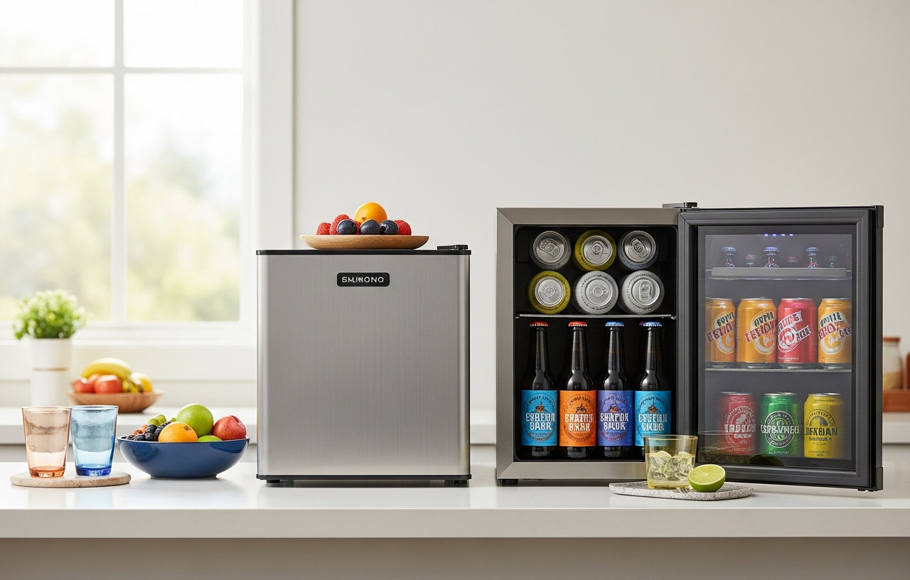 Compact Mini Fridge vs. Beverage Cooler: What's the Difference?