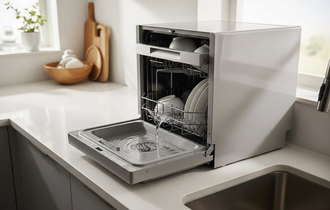 Countertop Dishwasher Not Draining? 7 Common Fixes