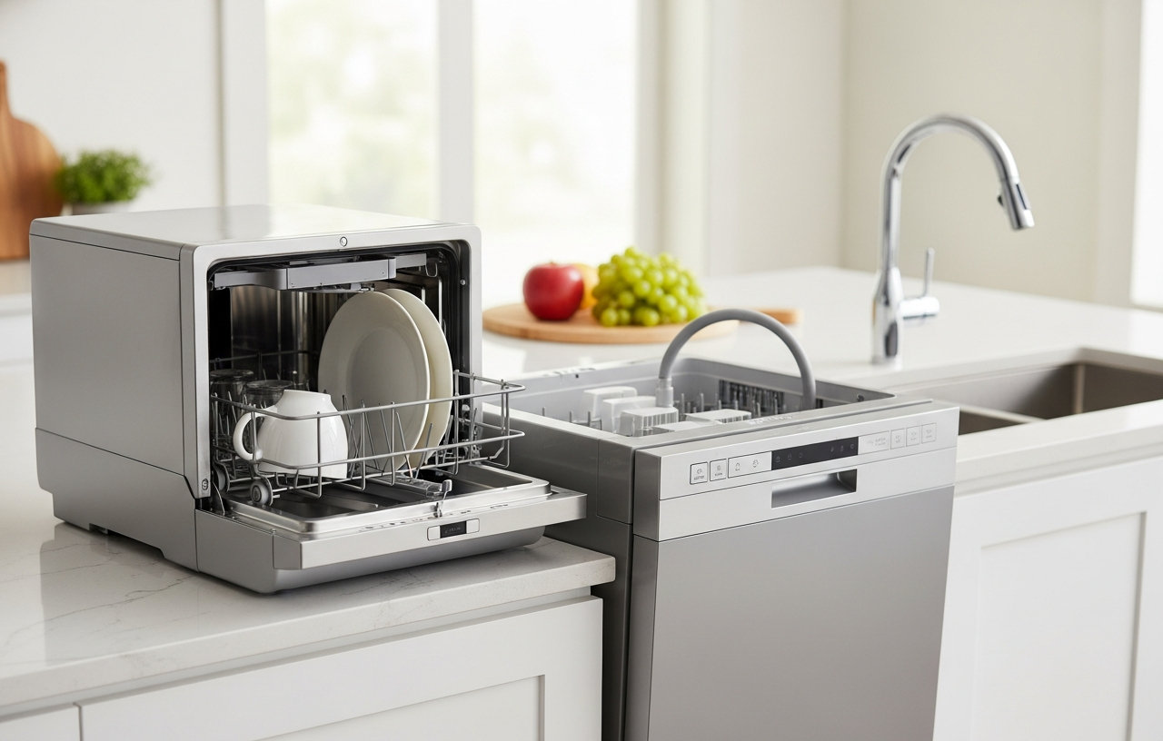 Countertop vs. Portable Dishwasher: Which Is Right for You?
