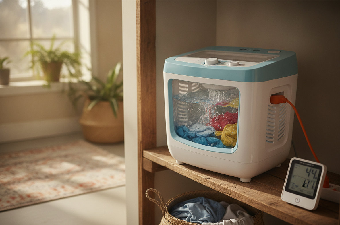 Portable Washing Machine Electricity Use: Cycle Costs & Savings
