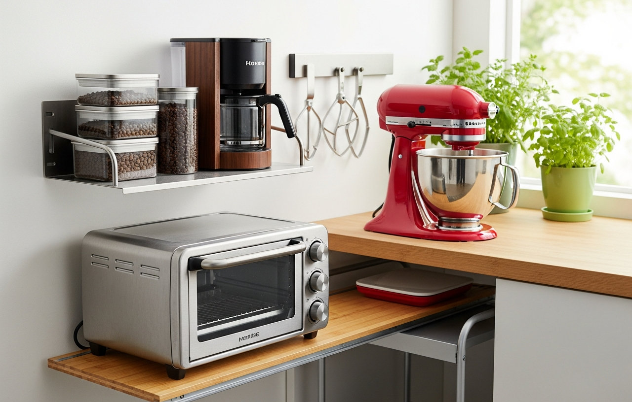 Space-Saving Hacks: Store Small Kitchen Appliances in Tiny Apartments